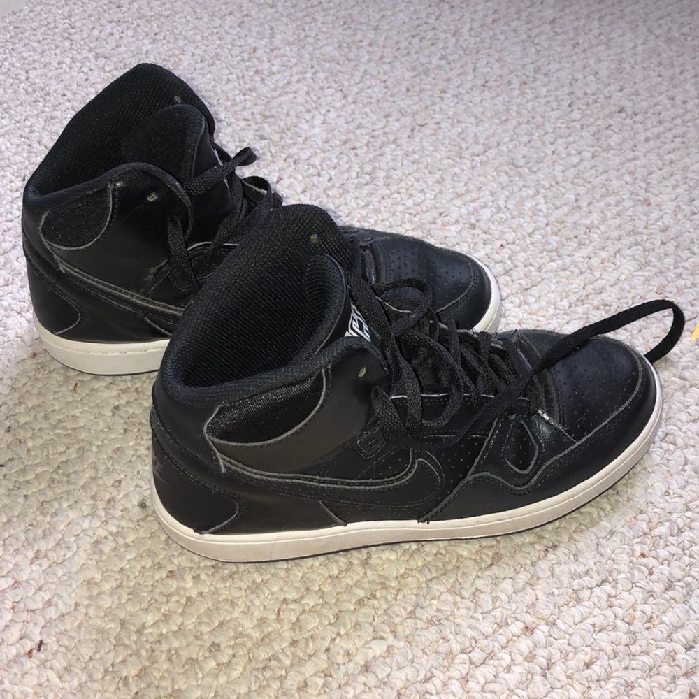 black high top vintage air forces
